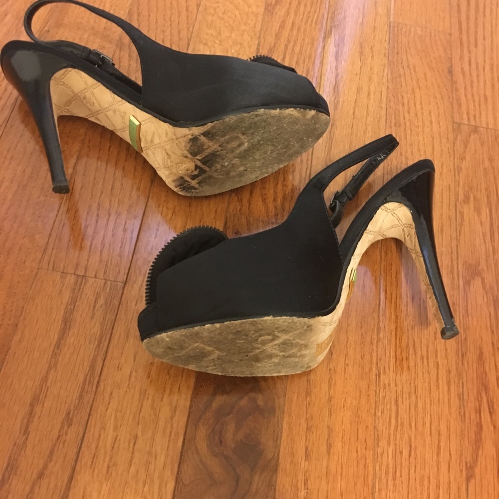 L.A.M.B. Open toe shoes, worn only once - Picture 4 of 4